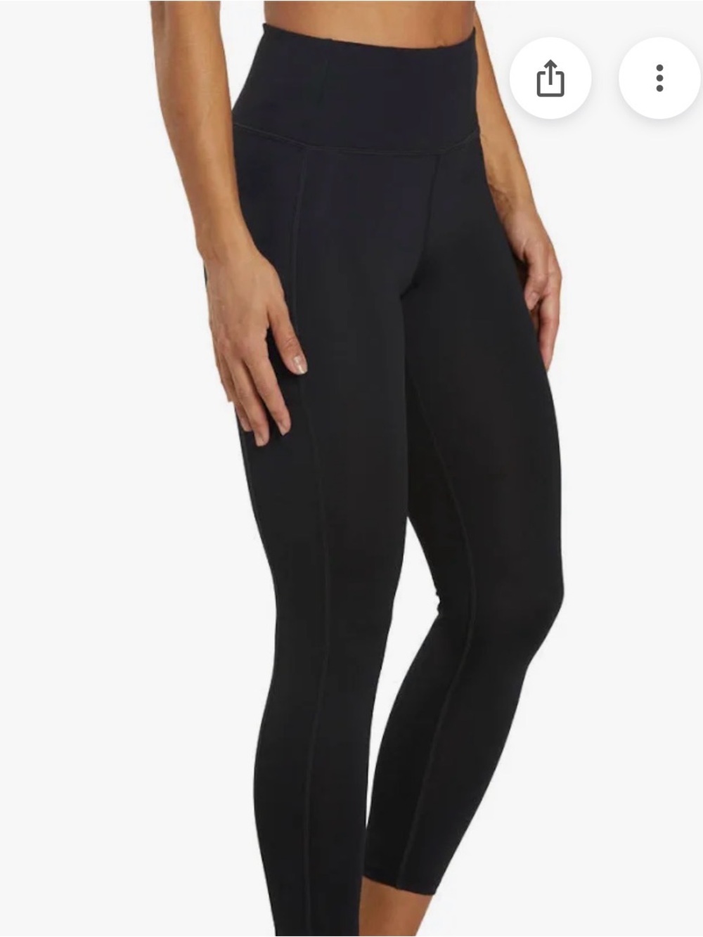 girlfriend collective Black High-Waist Leggings
